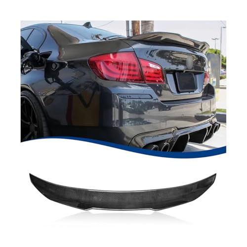 XPHAZZ Real Carbon Fiber F10 Spoiler PSM-Style Compatible with (2010-2016) 5-Series F10 / F10 M5 Sedan