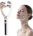 AILEDA Appareil Anti Rides Visage Massage,EMS Anti-Âge 3D Rouleau de Masseur Facial,Appareil de Beauté Microcourants à 2 modes LED,Pour Visage Cou Double Menton Lifting,Pétrissage,soins de la peau