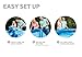 INTEX 28120EH Easy Set Inflatable Swimming Pool: 10ft x 30in – Puncture-Resistant Material – Quick Inflation – 1018 Gallon Capacity – 23in Water Depth