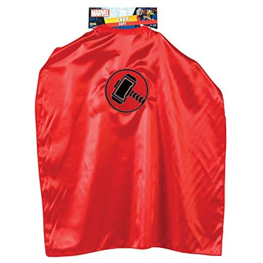 Rubies Costume Co- Cape Thor disfraz, Color rojo, talla única (I-G36007)