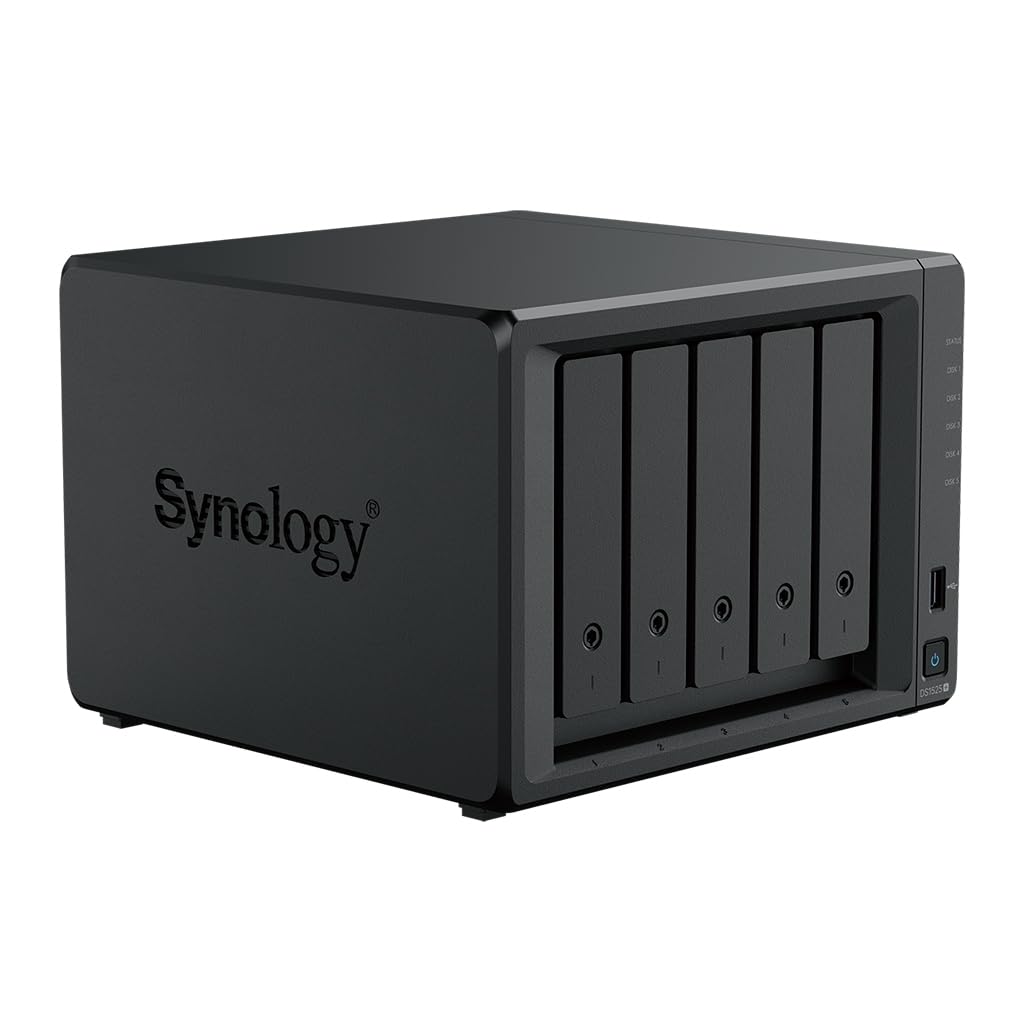 Synology Diskstation NAS DS1525+ Bundle 30TB Seagate (5X 6TB Ironwolf) 5 Bay, 8GB RAM (30TB)