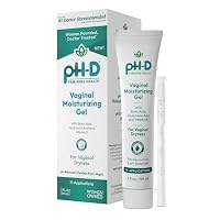 Boric Acid Moisturizing Vaginal Gel with Hyaluronic Acid, Vitamin E for Vaginal Dryness by pH-D Feminine Health, Woman Owned, Paraben-Free, pH-Balanced, Vegan, 14 Applications, Made in the USA