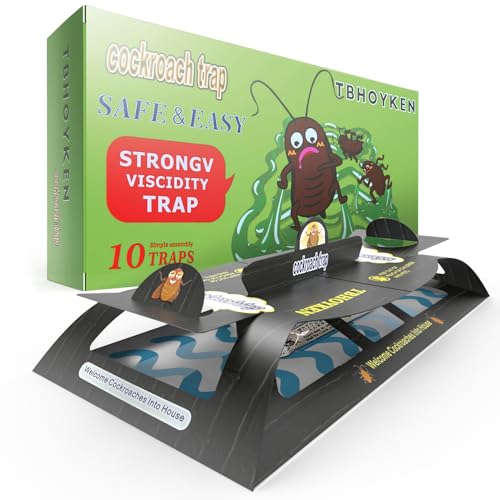 Roach Trap Cockroach Traps Killer Roach Indoor Sticky Glue Bait
