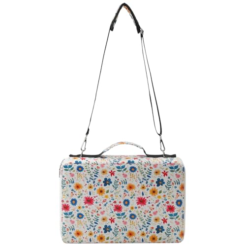 Image of 500 Individual-Slot Colored Pencil Organizer with Zipper - Durable Fabric Art Storage Bag for Painters and Artists