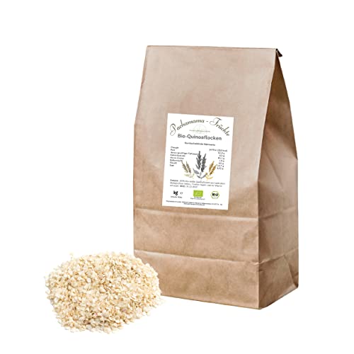 BIO Quinoa Flocken 5 kg | Glutenfrei | Vegan | Vollkorn | Müsli | Plastikfrei Cover
