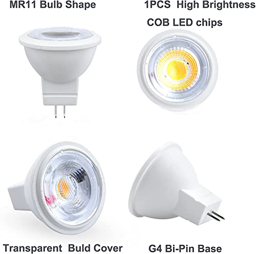 DoRight 3W MR11 GU4 Lampadine LED, DC 12V