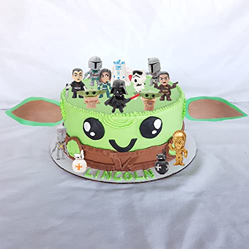 Shunhong 14Pcs Cake Topper For Star Wars,Theme Party Supplies For Star Wars , Children's Birthday Cake Decoration. #TOP1