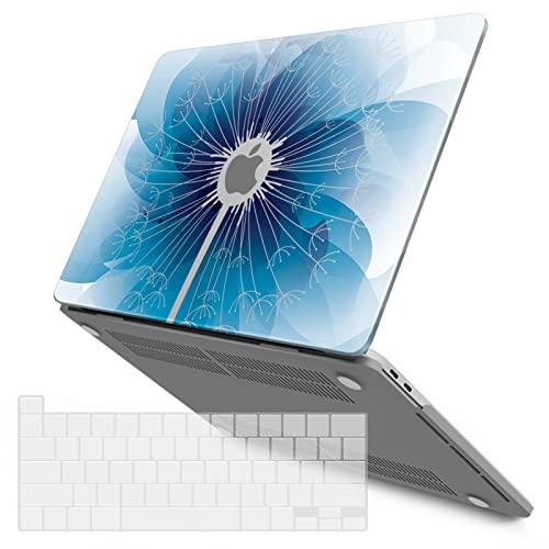 IBENZER Compatible with MacBook Pro 13 Inch Case M2 M1 2026 2025 2024 2023 2022 A2338 A2289 A2251 A2159 A1989 A1706 A1708, Hard Shell Case & Keyboard Cover for Mac Pro 13, Dandelion, T13PGY+1