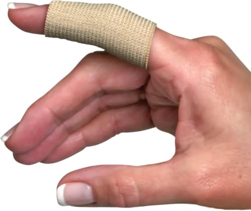 Image of Flents Finger Sleeves, Pain Relief for Arthritis, Inflammation, Cracking, Blisters, Tendonitis & Athletic Stress, Plastic Wrap for Support & Compression, Assorted Size, 12 Count (Pack of 5)