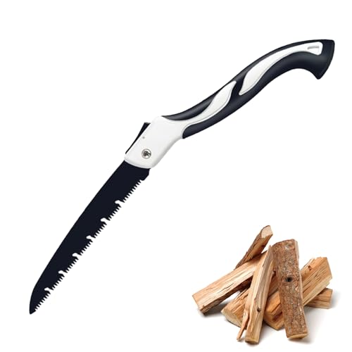 Yilceemy Sierra Plegable, Sierra Plegable Multifunciona, Serrucho de Poda Plegable, Con bloqueo de seguridad, adecuado para serrar, podar y cortar en exteriores