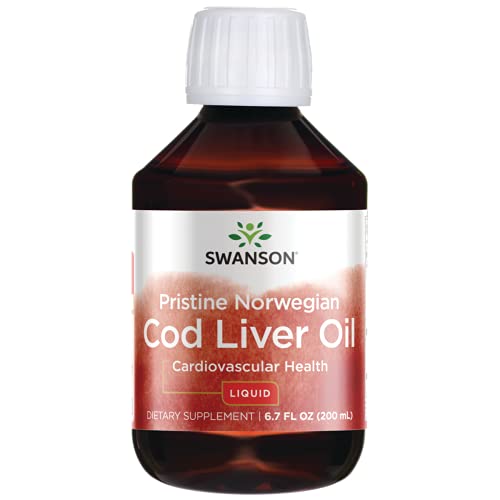 Swanson Pristine Norwegian Cod Liver Oil 7 Fl Ounce (200 Ml) Liquid #TOP19