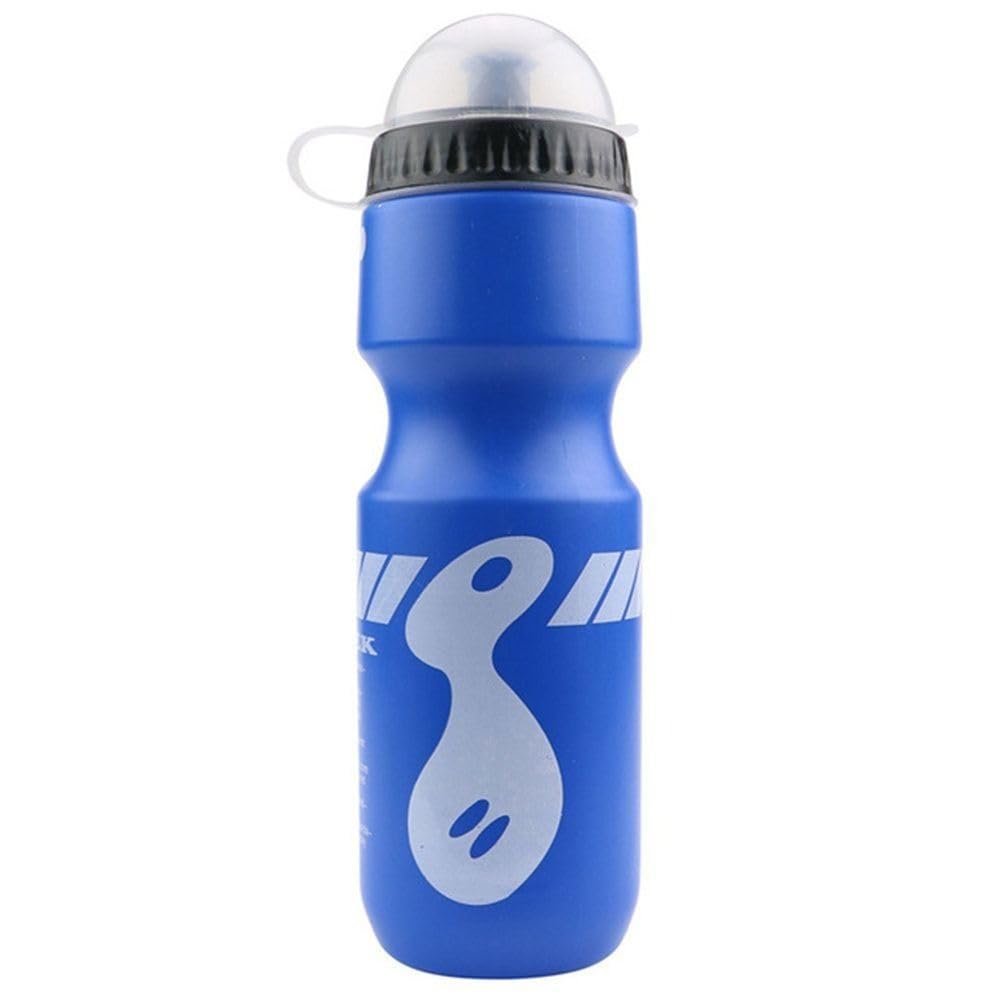 Bike Water Bottle Outdoor Sport Cup Mountain Bike Camping With Dust Cover Cycling Equipment Sports Bottle Blue
