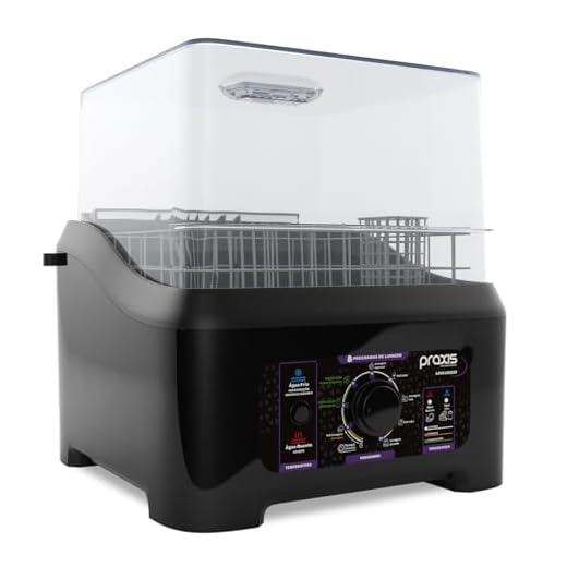 Praxis Lava Louça Portátil 3L 8 Programas de Lavagem 127v Preta