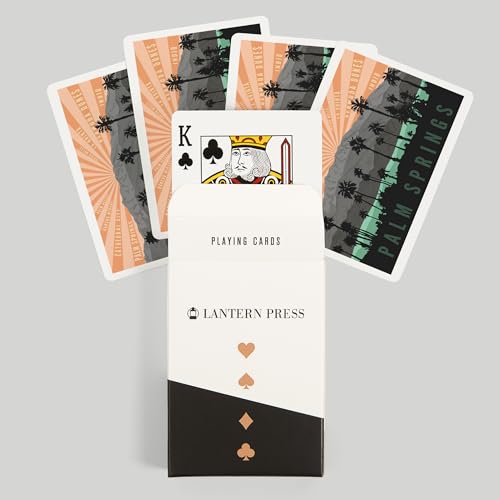 Baraja de 52 naipes Palm Springs Palm Trees Poker miniatura 6
