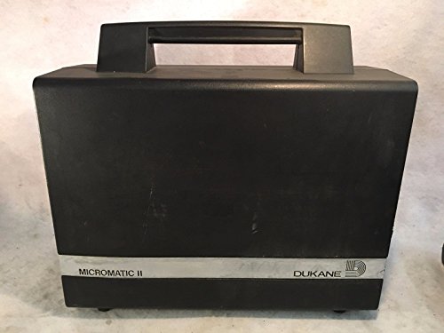 Vintage Dukane Micromatic II Film Projector Model 28A81 w/ Case & Wired Remote