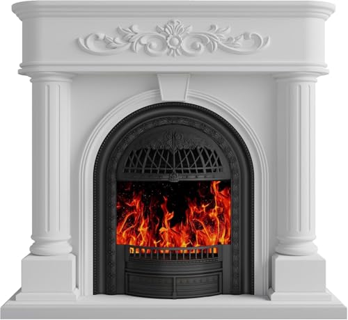 Detail of Fireplace and Mantel Finish