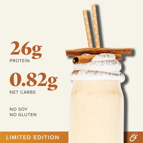 Keto Chow Eggnog | Keto Meal Replacement Shake Powder | Nutritionally Complete | Low Carb | Delicious Easy Meal Substitute | Protein Rich You Choose The Fat | Single Meal | 3 Pack - Thumbnail 3