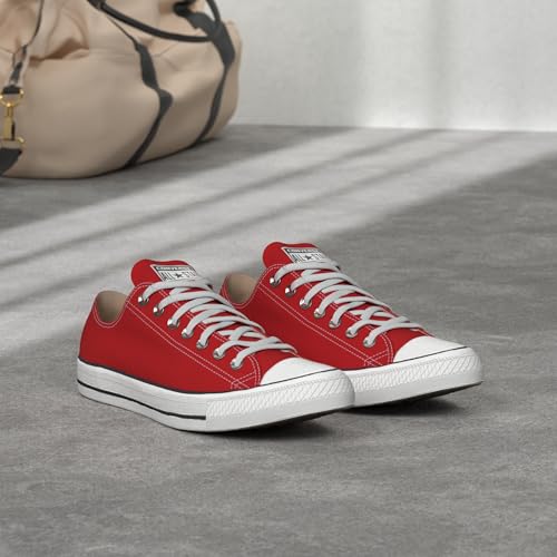 Converse Unisex Chuck Taylor All Star Low Top Red Sneakers - 5 D(M)2