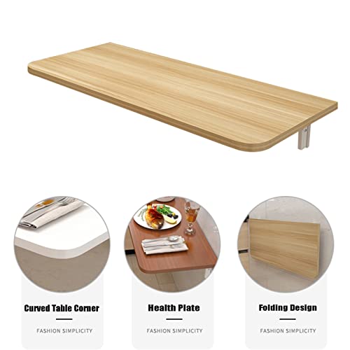 Table pliante murale structure robuste et finition design pour bureau
