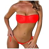 FZYLQY Sheer Micro Bikini Extreme See Through Bikinis Swimsuit Bandeau Top Mini Brazilian Thong Bottom Mesh Bathing Suit