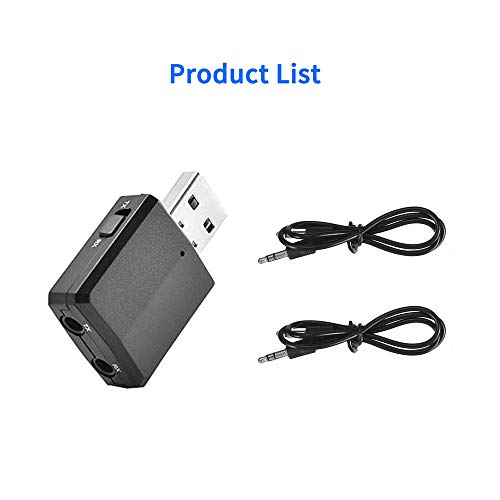 Receptor De Áudio,Sailsbury Bt 5.0 Receptor Sem Fio Adaptador De Áudio Transmissor 3,5 Mm Música Aux