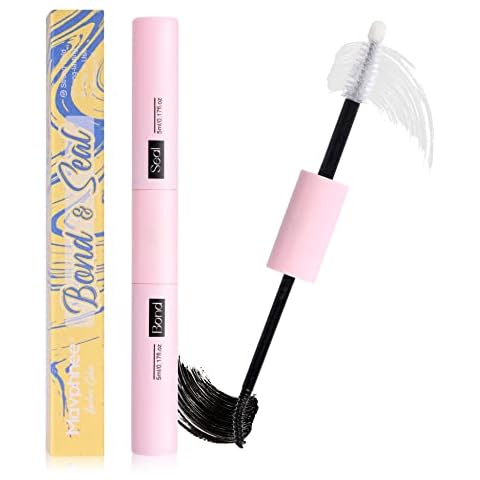 Lash Glue Bond and Seal Long Lasting Strong Hold Waterproof 2 in 1 Cluster Eyelash Glue for DIY Lash Extensions by Mavphnee Cover