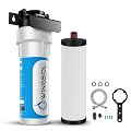 WINGSOL WINGSOL Under Sink Water Filter, NSF/ANSI 53&42, Life Indicator, Reduce 99.99% Lead, PFAS, PFOA/PFOS, Odor, Sediment, Chlorine, Increase Water pH, 8K, Quick Change, 2 Filter Cartridges Include