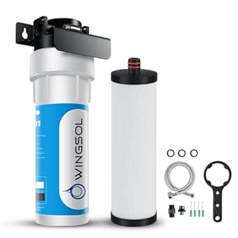 𝗪𝗜𝗡𝗚𝗦𝗢𝗟 Under Sink Water Filter, NSF/ANSI 53&42, Life Indicator, Reduce ...