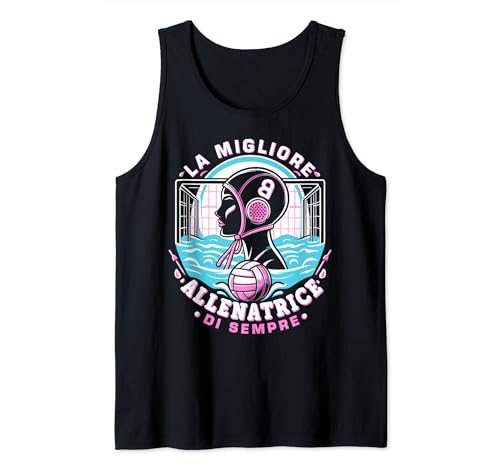 La Migliore Allenatrice Regalo Allenatore Pallanuoto Donna Camiseta sin Mangas