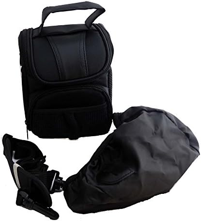 BV & Jo Waterproof Black Camera Case Compatible with Canon 4000D, 2000D,250D,200D,800D,750D,700D,90D 80D,7D,SX60,Nikon D3500,D3400,D5600,D5500,B900,Sony Alpha,Panasonic,Fuji Olympus DSLR