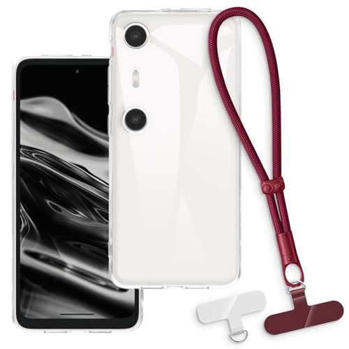 OAGELIM 2-in-1�ی�P�[�X�ƃ��X�g�X�g���b�v Xreal Beam Pro �Ƃ̌݊������� ���O���\�ȃ��j���[�h�t���d�b�J�o�[�A����~�ߕ����h�~�O���b�v�n���h�� (�N���A + ���b�h)