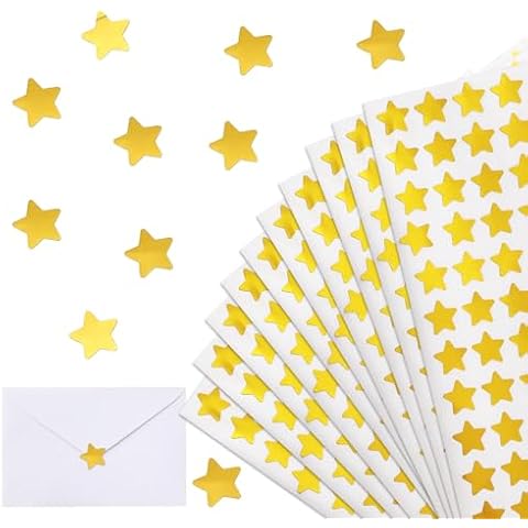 BETESSIN Autocollants Étoiles Brillants Cover