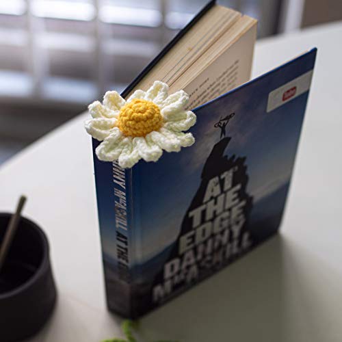 Daisy Bookmarks Readers Book Lovers Gifts For Women Kids Teenager Unique Personalized Bookmark (Handmade Knitted), For Curtain Tiebacks Holdbacks #TOP2