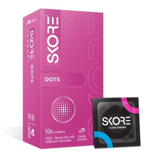 Image of Skore Condoms Raised Dots with Xtra Lub - 10S