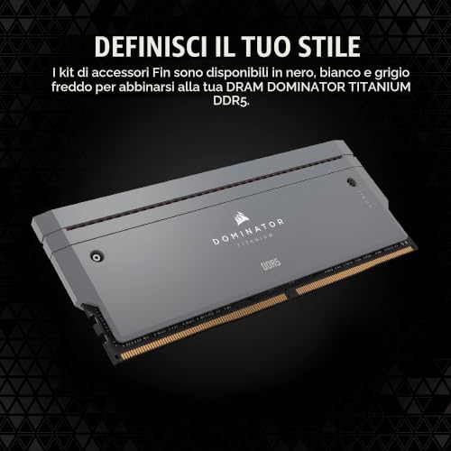 Kit Accessorio Fin per RAM Dominator Titanium (grigio - RAM - Immagine 1