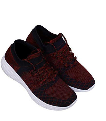 maroon running shoes mens