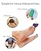 PAONEX Reusable Waterproof Finger Protectors for Shower and Nail Soaking, Silicone Finger Cots Set for Injury (Small, Medium & Large Sizes)