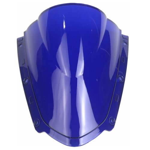 Pare-brise Moto Double Bulle Bleu Sport pour Motards Ninja ZX10R