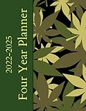 Marijuana Pot Leaf Camo-Cannabis 2022-2025 Monthly Planner: Large Four Year Planner Cannabis-Camo Cover ~ Jan 2022 - Dec 2025 8.5\