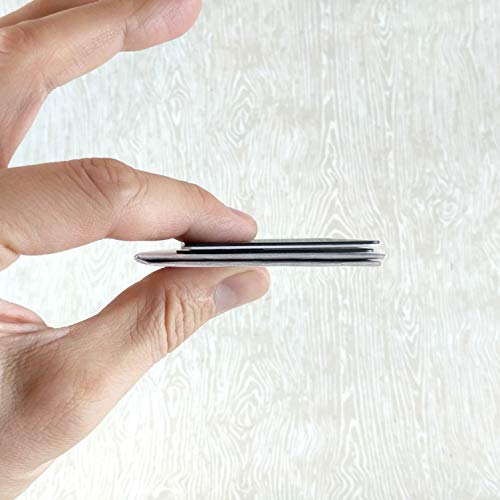 Image of mighty wallet - Ultra Slim Minimalist Tyvek Wallet for Men, Thin Front Pocket Card Holder, Tear Resistant Lightweight Bifold, Original Paper Wallet - Rich Black