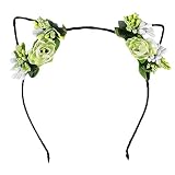 Sommer schöner Kranz Stirnband kleine Gänseblümchen Rose Stirnband Mädchen Erwachsene Kopfbedeckung Griffband Badminton Schläger