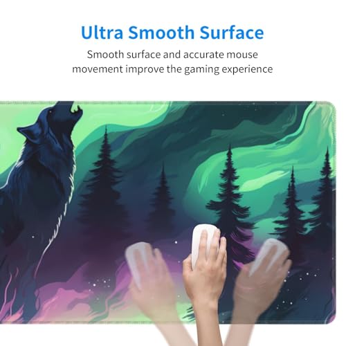 Tapis de souris de jeu grand format anti-dérapant pour ne plus manquer d'espace