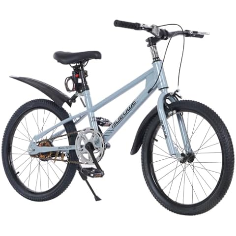 LNRLZYLS Kids Mountain Bike 20/24 Inch for Boys Girls Ages 7-15, Dual V-Brake Bicycle Cover