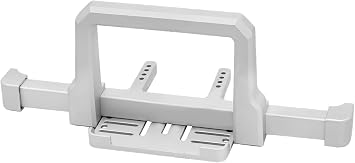 Front Bumper Upgrade Part for 1/10 TRX-4 Defender RC Trucks - Precision CNC Machined for Enhanced Durability and Protection, Silver