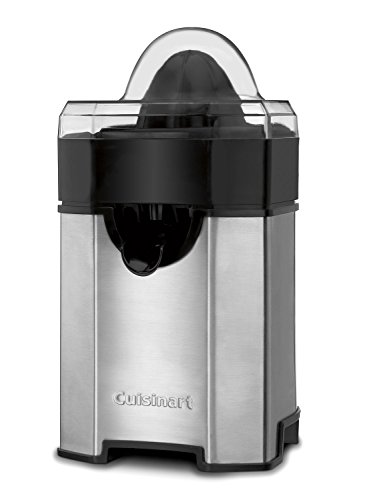 Cuisinart CCJ-500 Pulp Control Citrus Juicer, Brushed Stainless, Black/Stainless, 1 Piece