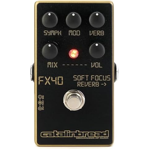 Catalinbread Soft Focus Shoegaze Pedal, Gold Cover