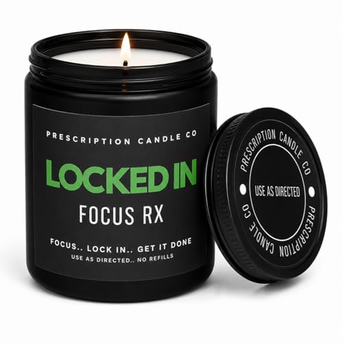 Wellness Candles – Focus & Sleep Soy Wax Candle Collection – Aromatherapy...