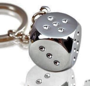 Amazon サイコロ グラシアス メタリック サイコロキーホルダー 大サイズ ダイス サイコロ おもちゃ