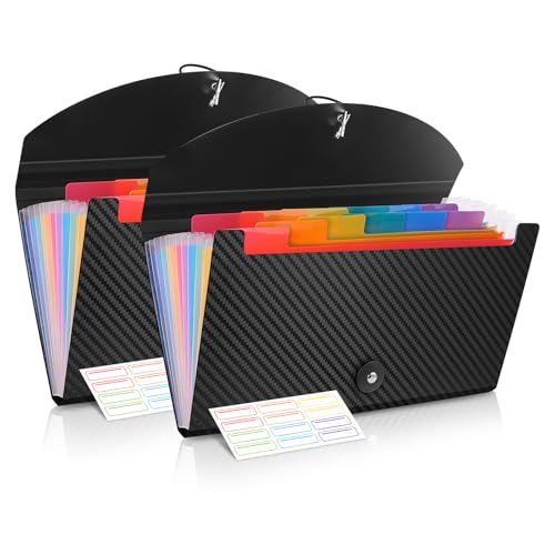 Receipt Organizer Cesil 13 Pockets Receipt Holder Small Accordion File Organizer Expanding File Folder Large Capacity Cards Ticket File Check Cards Bill Business Coupons Storage Ca image 8