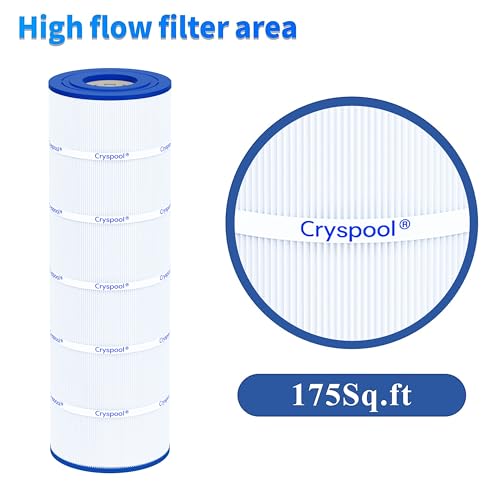 Cryspool® 08060 Filter Compatible with CX1750RE, C1750, C1750E, C1900RE, PA175, C-8417, FC-1294, 817-0175P, 175 Sq. Ft Pool Filter Cartridge, 1 Pack by Cryspool - Image 7